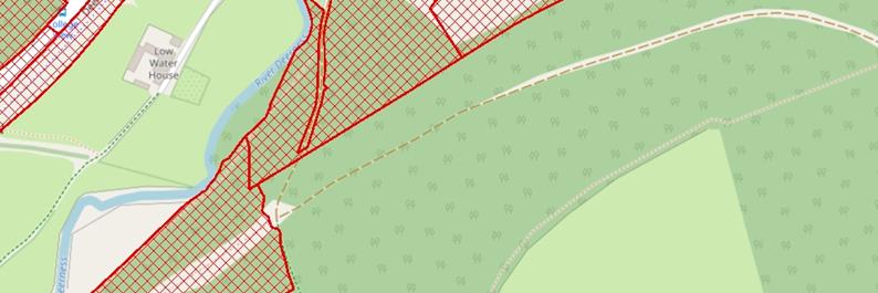Map of county-owned land